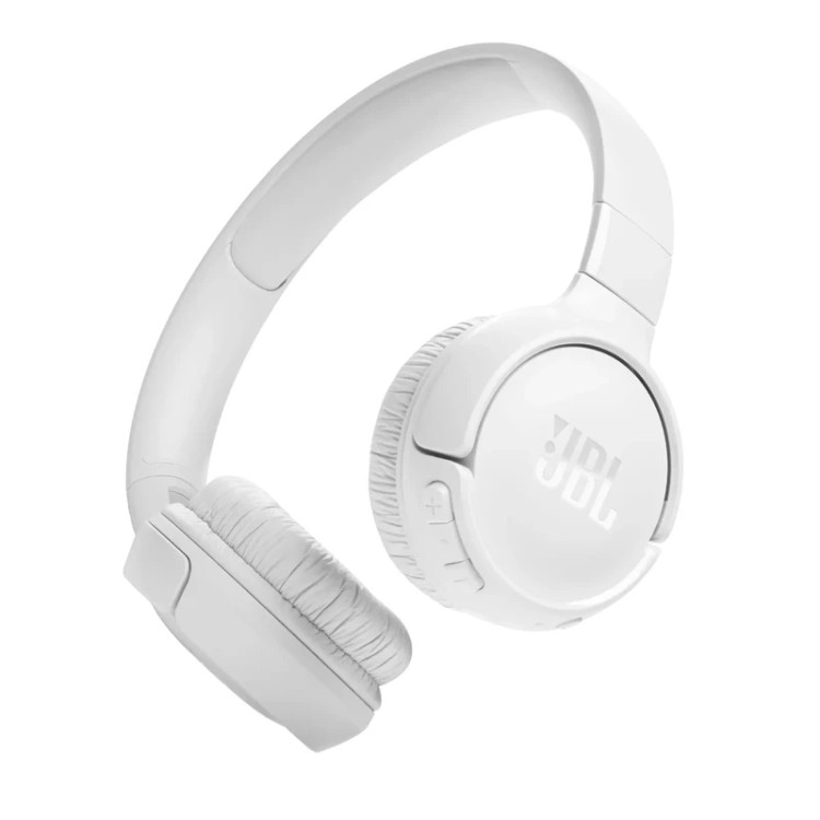 هدفون بیسیم جیبیال مدل Tune 520BT سفید، نمای نرمال محصول.