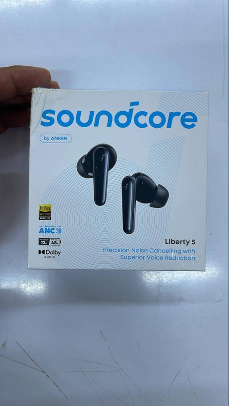 هدفون بیسیم انکر Soundcore Liberty 5 داخل جعبه اصلی اورجینال