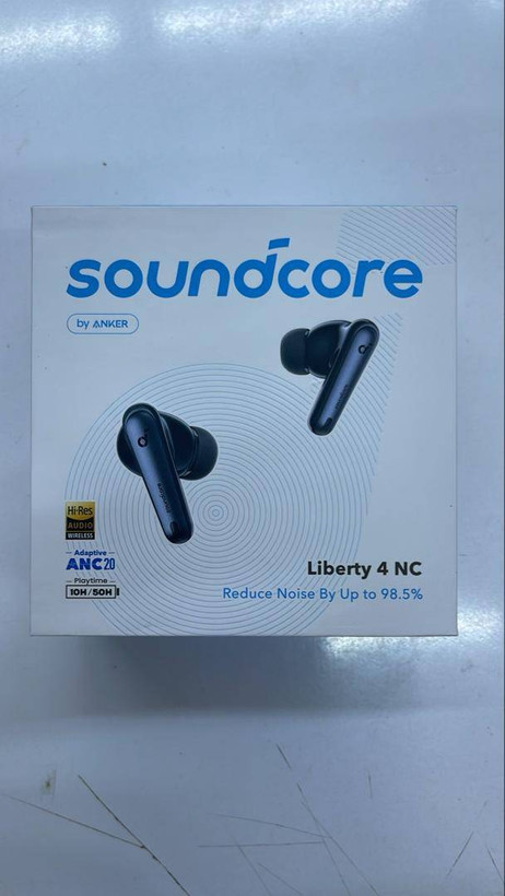 هدفون بیسیم انکر Soundcore Liberty 4 NC مدل A3947 داخل جعبه اصلی اورجینال