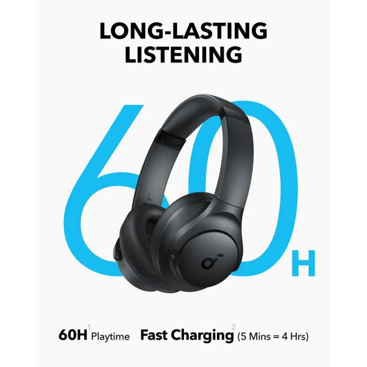 هدفون بلوتوثی انکر Soundcore Q11i A3005 با نمایش شارژدهی ۶۰ ساعته