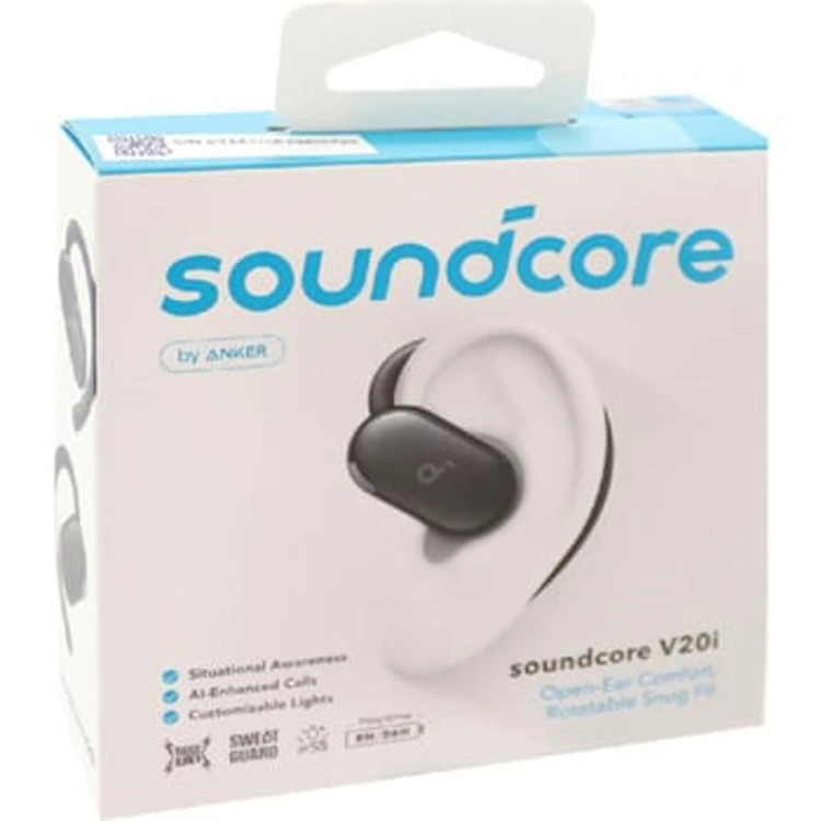 هدفون Anker Soundcore V20i داخل جعبه اورجینال و بستهبندی اصلی محصول.