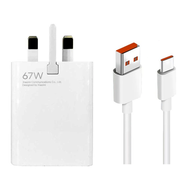 شارژر شیائومی 67 وات مدل MDY-13-EE سه پین همراه کابل