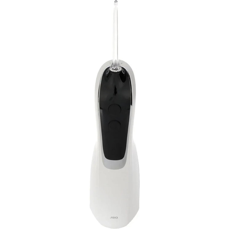 واتر جت شستوشوی دهان و دندان جی بی کیو مدل Pure Guard L121451، نمای کامل دستگاه بیسیم با مخزن آب