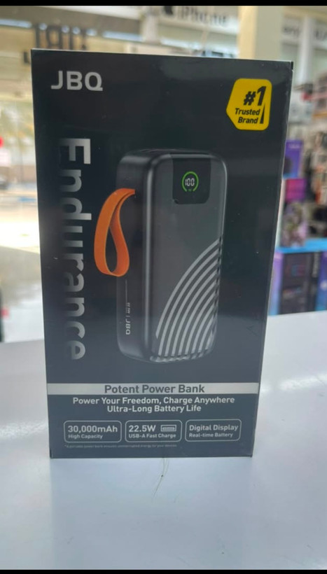 پاور بانک جیبیکیو JBQ Endurance Potent ظرفیت 30000 میلیآمپر ساعت داخل جعبه اورجینال