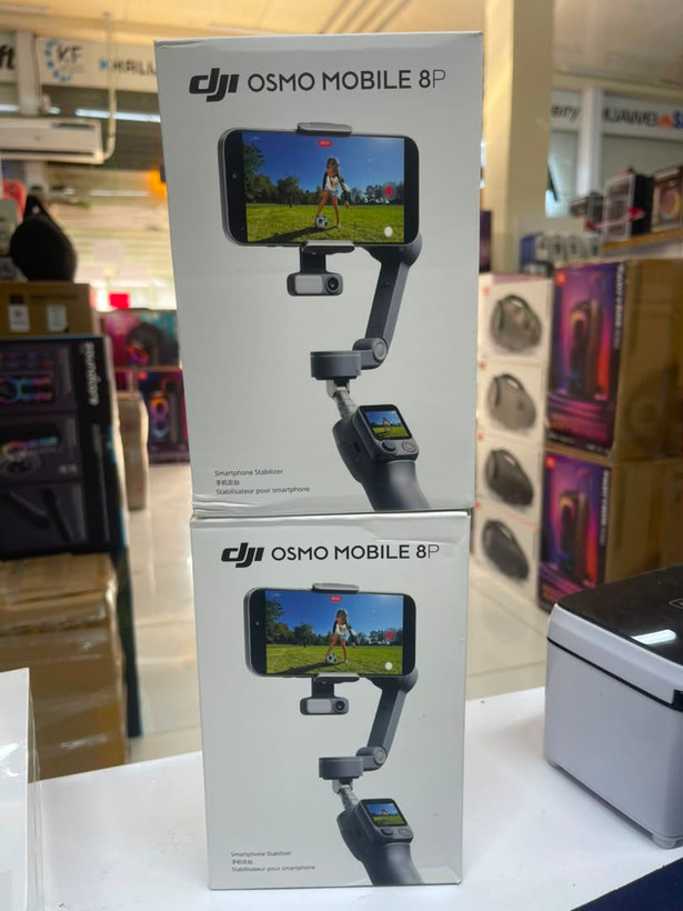 "کارتون گیمبال گوشی DJI Osmo Mobile 8P - استابلایزر سه محوره هوشمند با FrameTap و ActiveTrack 8.0