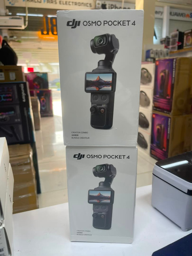 جعبه اصلی دوربین DJI Osmo Pocket 4 Creator Combo با بستهبندی اورجینال
