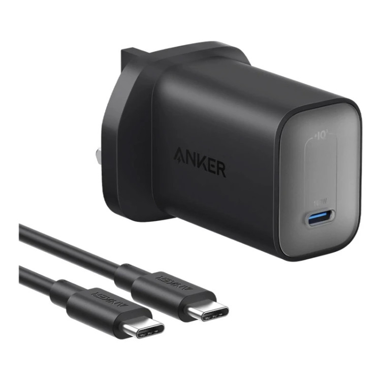 Anker Nano Charger 100W (B2679) - شارژر دیواری تاشو انکر نانو ۱۰۰ وات با کابل USB-C اورجینال، طراحی جمعوجور