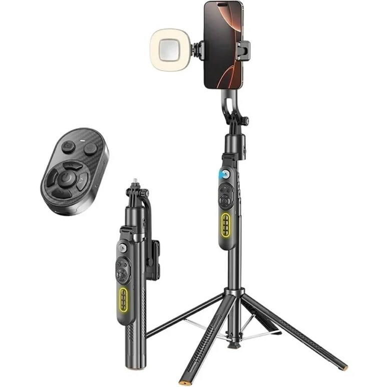 هوشمند Q625 مدل AI Face Tracking Gimbal 360 با ریموت بلوتوث
