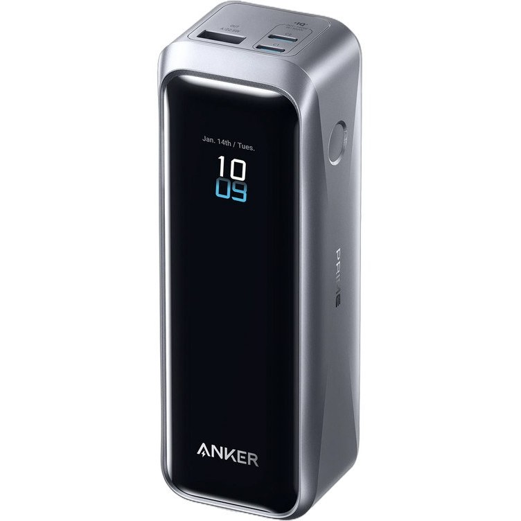 پاوربانک با توان 220 وات و با ظرفیت 20000 انکر پرایم مدل A110B Anker Prime Power Bank (20K, 220W)