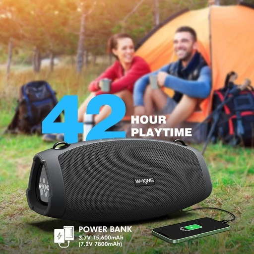 اسپیکر بلوتوثی قابل حمل دبلیو-کینگ مدل W-King X10 KING OF BASS