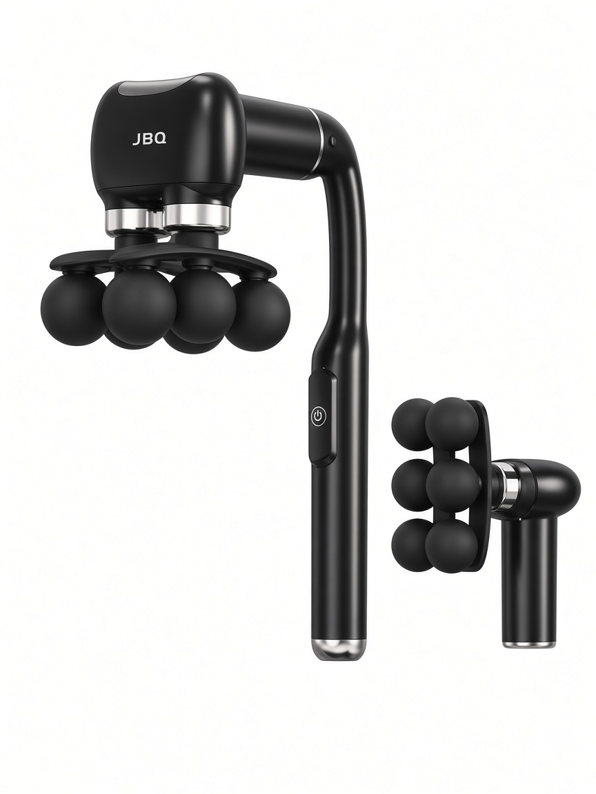 ماساژور تفنگی حرفه‌ای JBQ Pro Pulse مدل L480652 با دسته بلند جداشونده و طراحی ارگونومیک