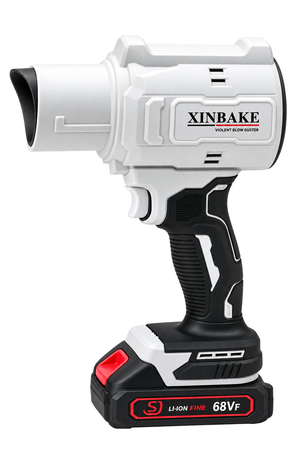 جت فن دمنده شارژی چندمنظوره XINBAKE Violent Blow Dryer مدل 68VF با طراحی دستی و جریان هوای پرقدرت