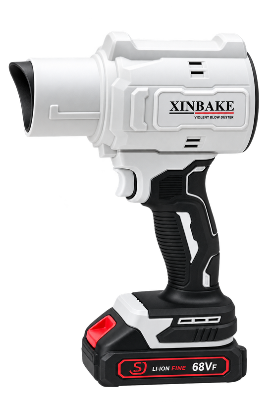 جت فن دمنده شارژی چندمنظوره XINBAKE Violent Blow Dryer مدل 68VF با طراحی دستی و جریان هوای پرقدرت