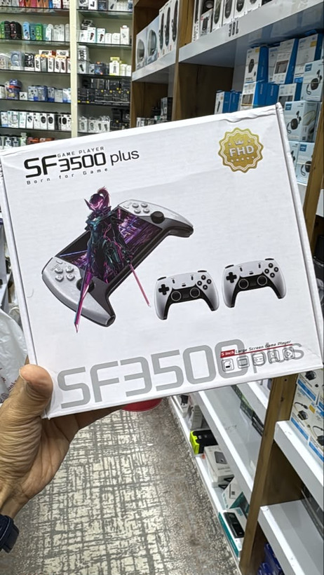 کنسول بازی دستی SF3500 Plus با ۲ دسته بیسیم و حافظه ۲ گیگابایت