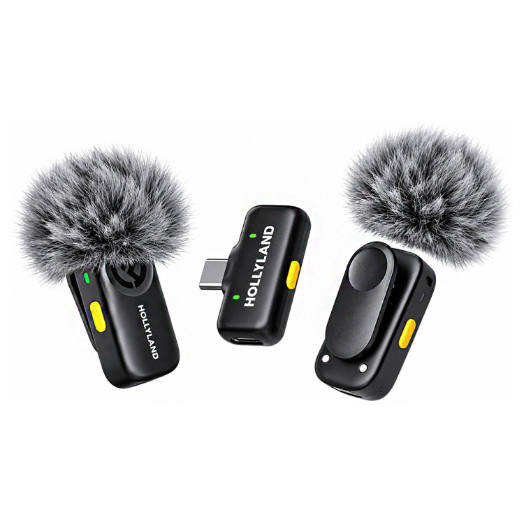میکروفون بی سیم تایپ سی هالی لند مدل LARK A2 Mini Duo