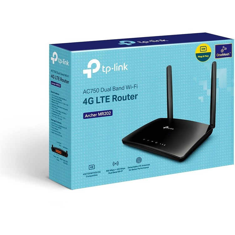 مودم روتر ۴G LTE بیسیم دو باند تی پی-لینک مدل Archer MR202