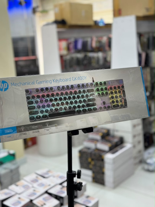 کیبورد گیمینگ hp مدل GK400Y با سیم مکانیکال